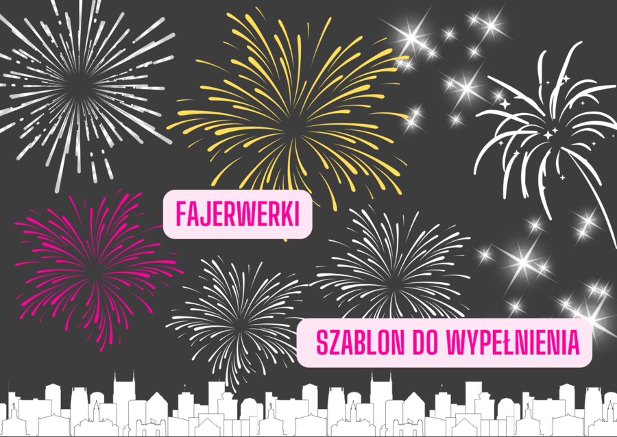 Fajerwerki - praca plastyczna