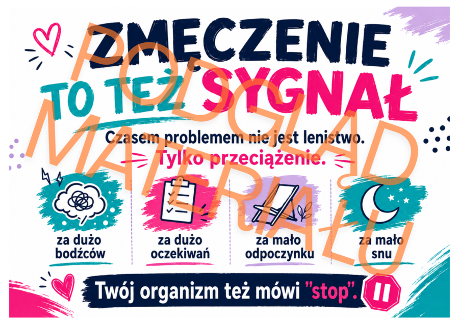 MASZ PRAWO CZUĆ – emocje, dobrostan i wsparcie | 30 plakatów + godzina wychowawcza + karty pracy | klasy 4–8 i szkoły ponadpodstawowe