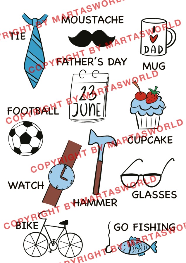 🎉 HAPPY FATHER’S DAY – edukacyjny materiał do nauki angielskiego! 🎉