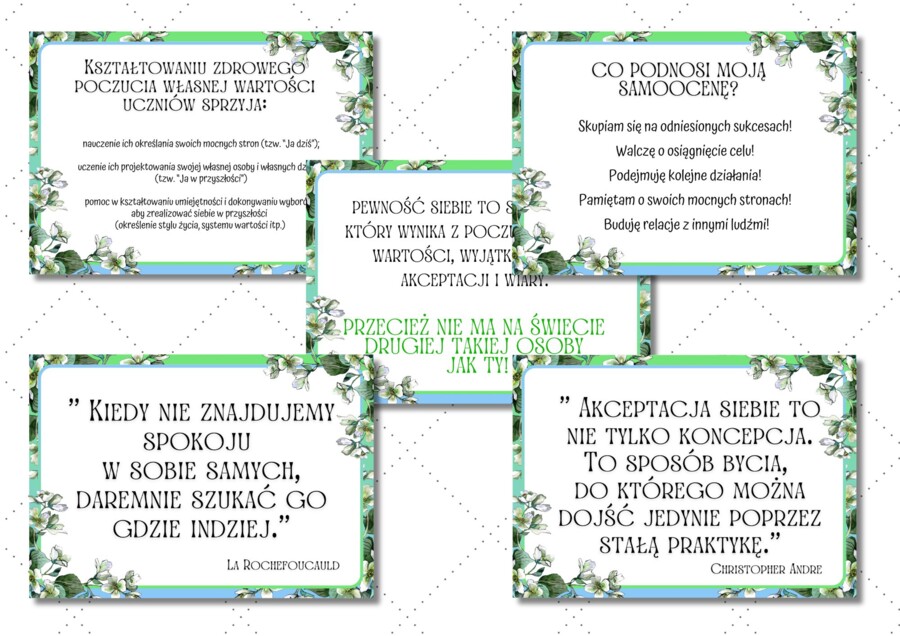 POCZUCIE WŁASNEJ WARTOŚCI