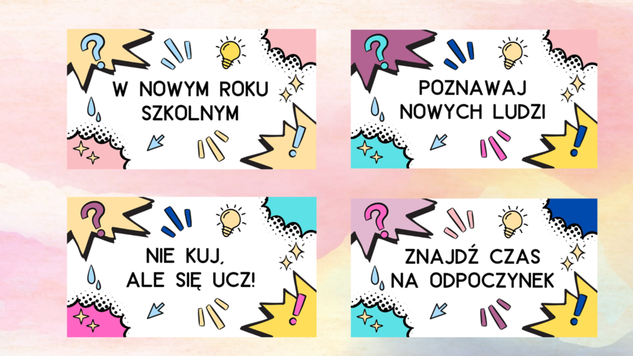 Materiał na gazetkę-nowy rok szkolny!