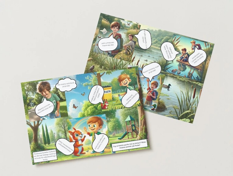 Eko-komiks. Przygody małego ekologa. Zwierzęta proszą o pomoc.