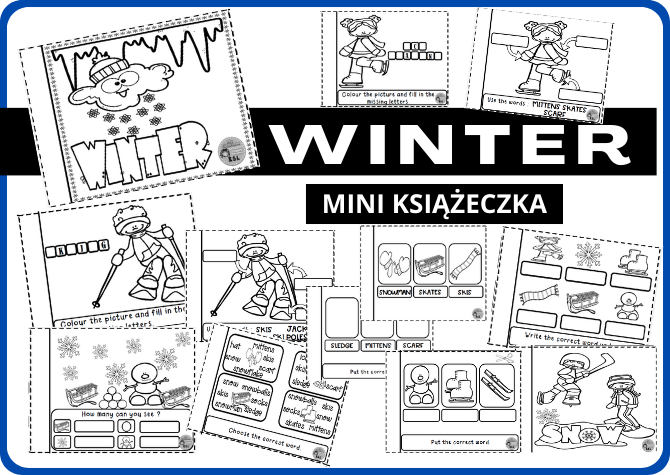 WINTER - MINI KSIĄŻECZKA