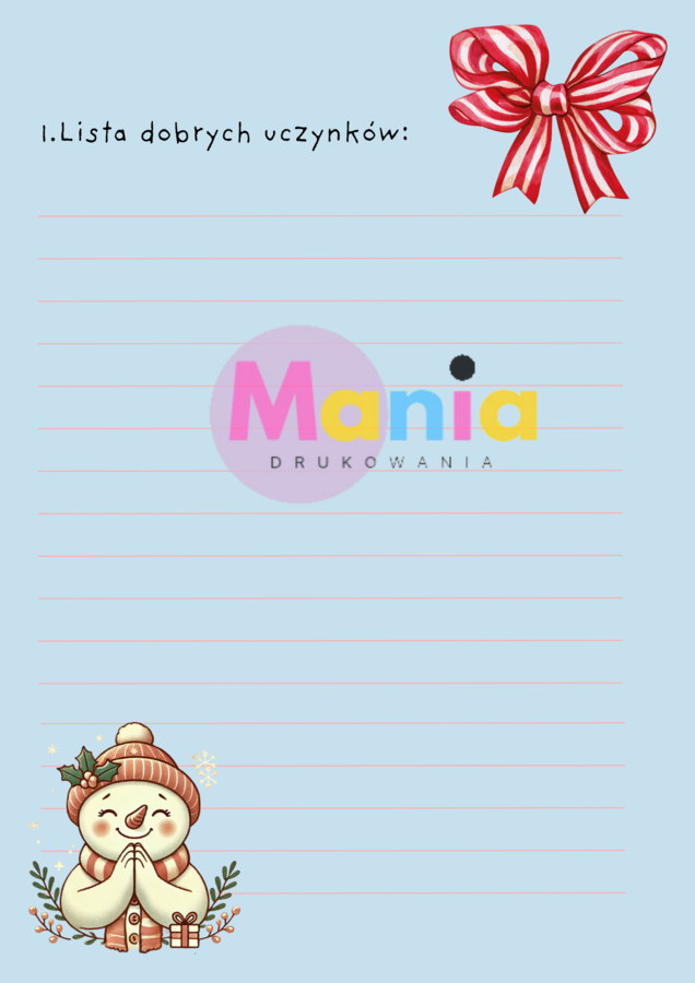 Domowy Kalendarz Adwentowy