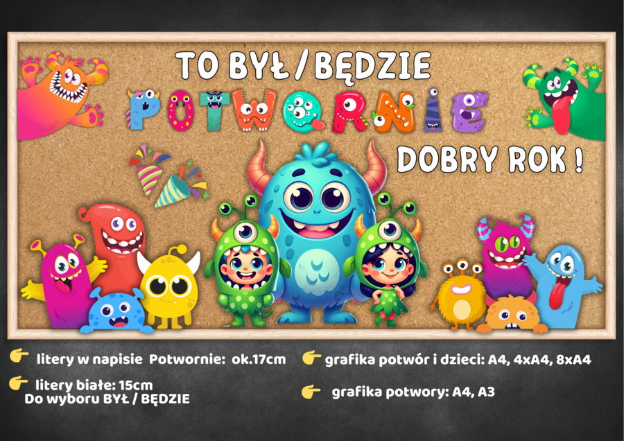 TO BYŁ / TO BĘDZIE POTWORNY DOBRY ROK - Dekoracja