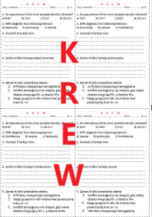 KREW - kartkówka