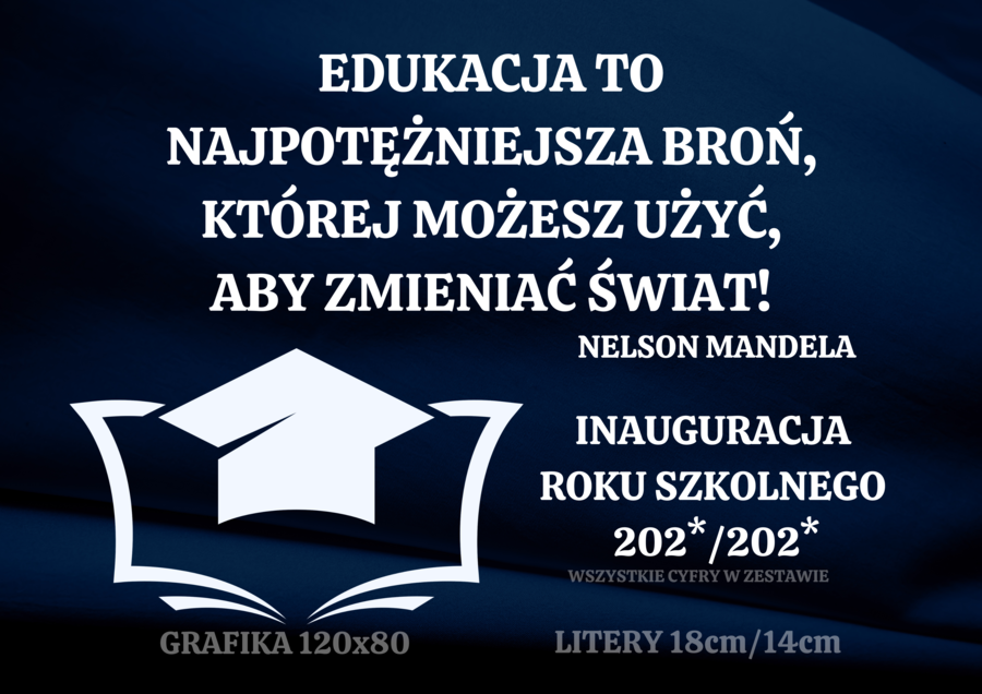 ROZPOCZĘCIE ROKU SZKOLNEGO - DEKORACJA XXL