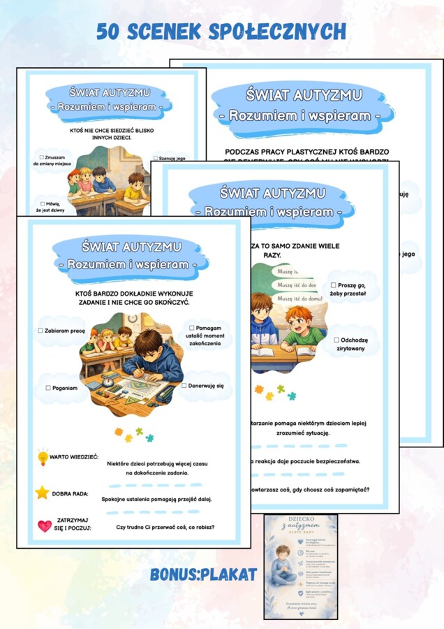 ŚWIAT AUTYZMU – ROZUMIEM I WSPIERAM