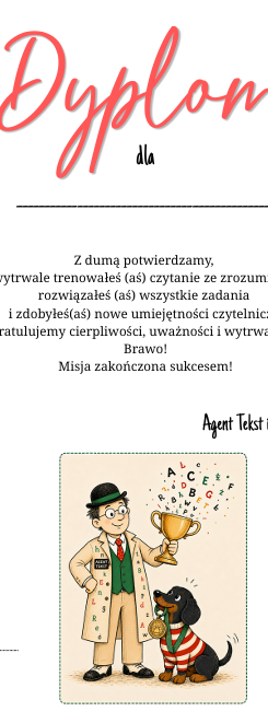 Agent Tekst i jego pies. Trening rozumienia tekstu. seria dla klas 4-8. Zeszyt pierwszy: Tomek Sawyer i misja płot. Klasa 4/5