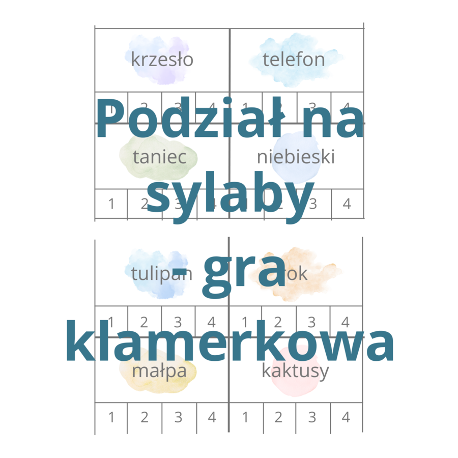 Sylaby - gra klamerkowa