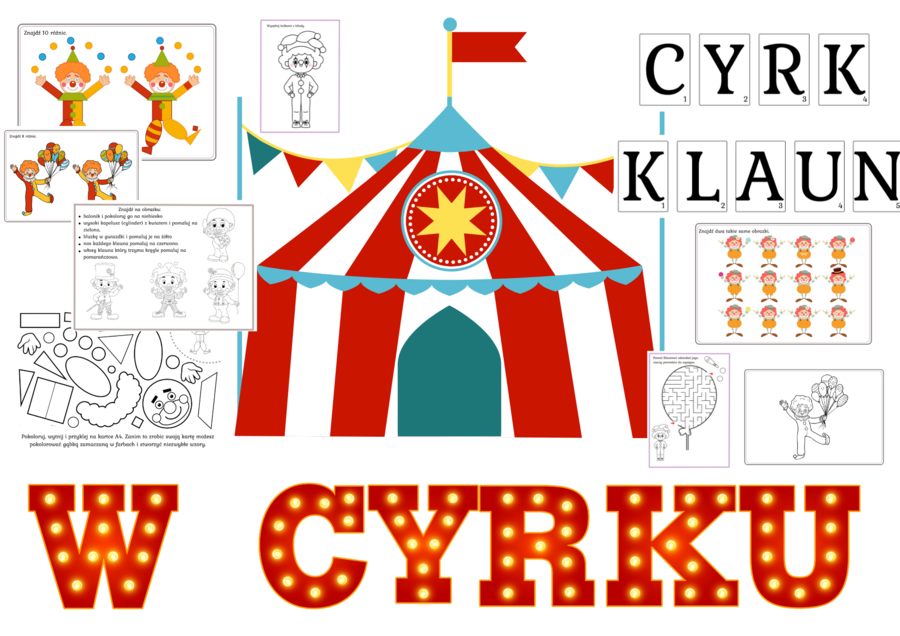 W cyrku, Dzień Klauna