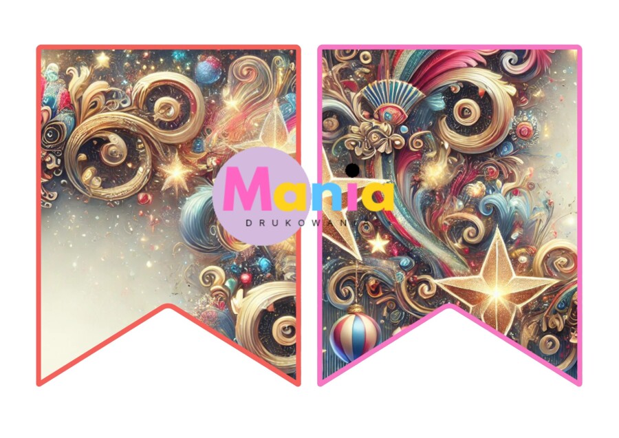 Karnawał/ Bal Karnawałowy - banery i ozdoby sali