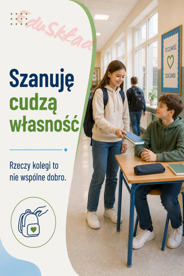 🏫 Obowiązki ucznia – zestaw plakatów do klasy i szkoły