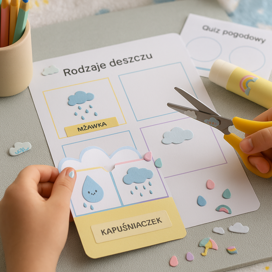 Lapbook „Wszystko o deszczu”