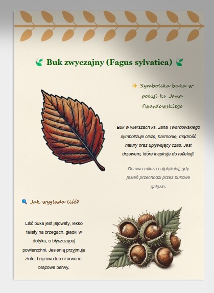 Mini-zielnik. Drzewa z poezji ks. Twardowskiego