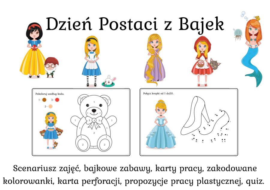 Pakiet „Międzynarodowy Dzień Postaci z Bajek” 5 listopada