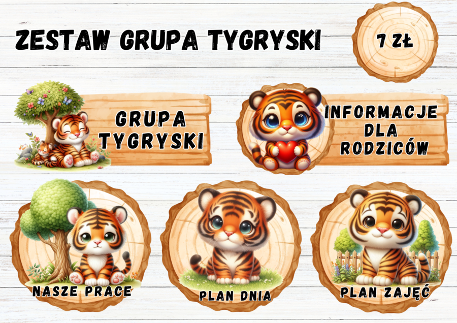 ZESTAW GRUPOWY GRUPA TYGRYSKI