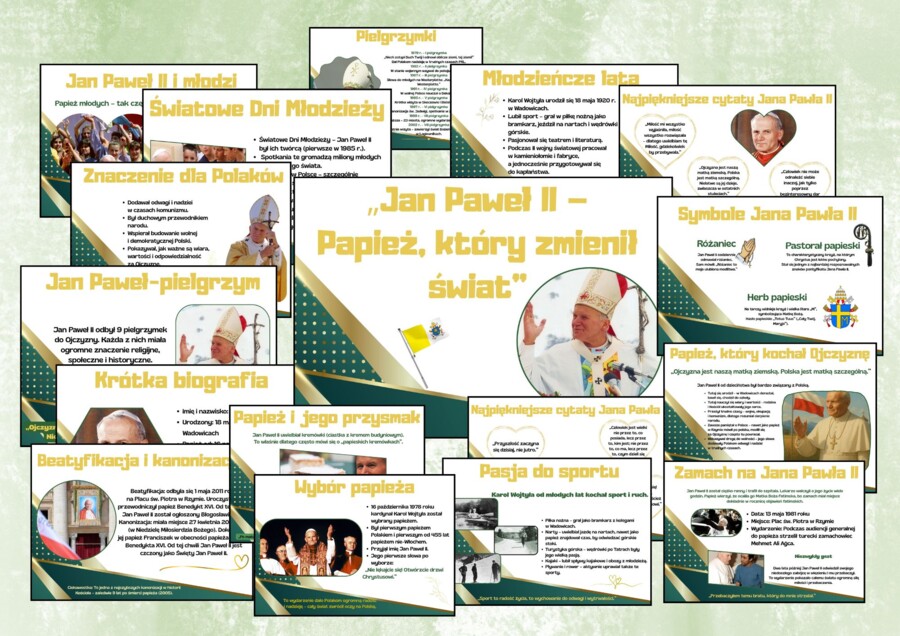 Gazetka o Janie Pawle II