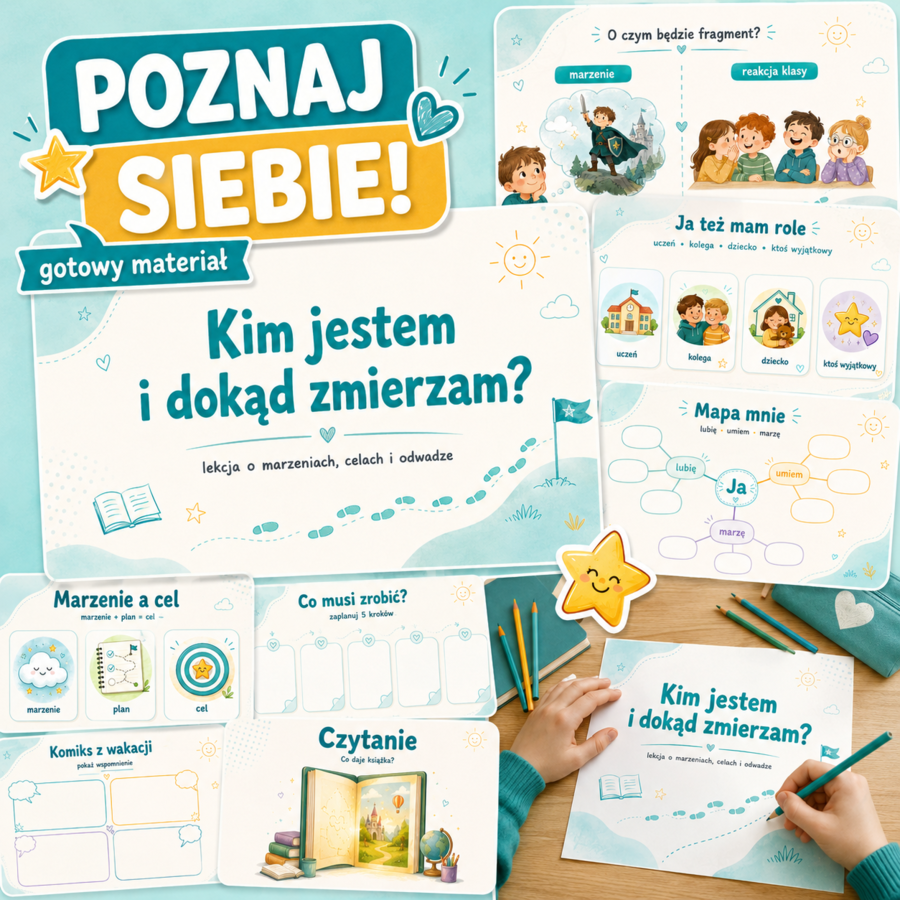 Prezentacja. Temat lekcji: Kim jestem? Dokąd zmierzam? [JĘZYK POLSKI]