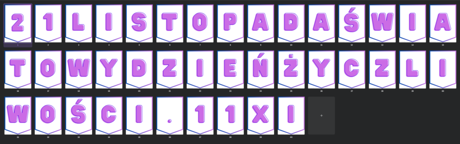 Światowy dzień życzliwości - girlanda 1