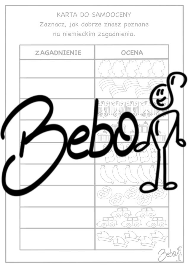 Strony do zeszytu/segregatora