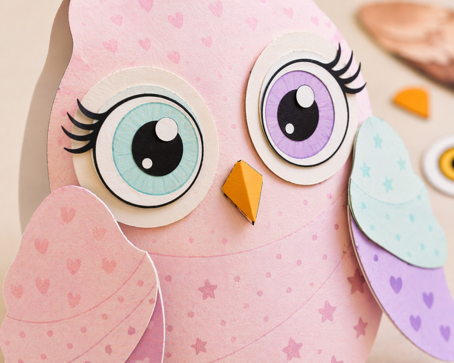 Zbuduj papierową sowę 3D