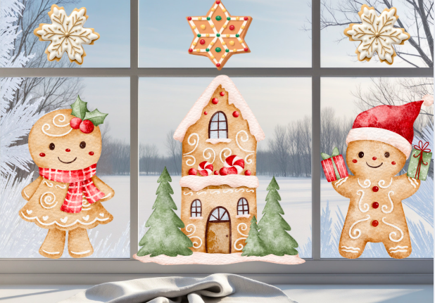 🎄✨ MEGA PAKIET ZIMOWO-ŚWIĄTECZNY| Dwustronne ozdoby - aż 50 elementów! ✨🎄|Idealne na gazetkę|okna lud drzwi klasy