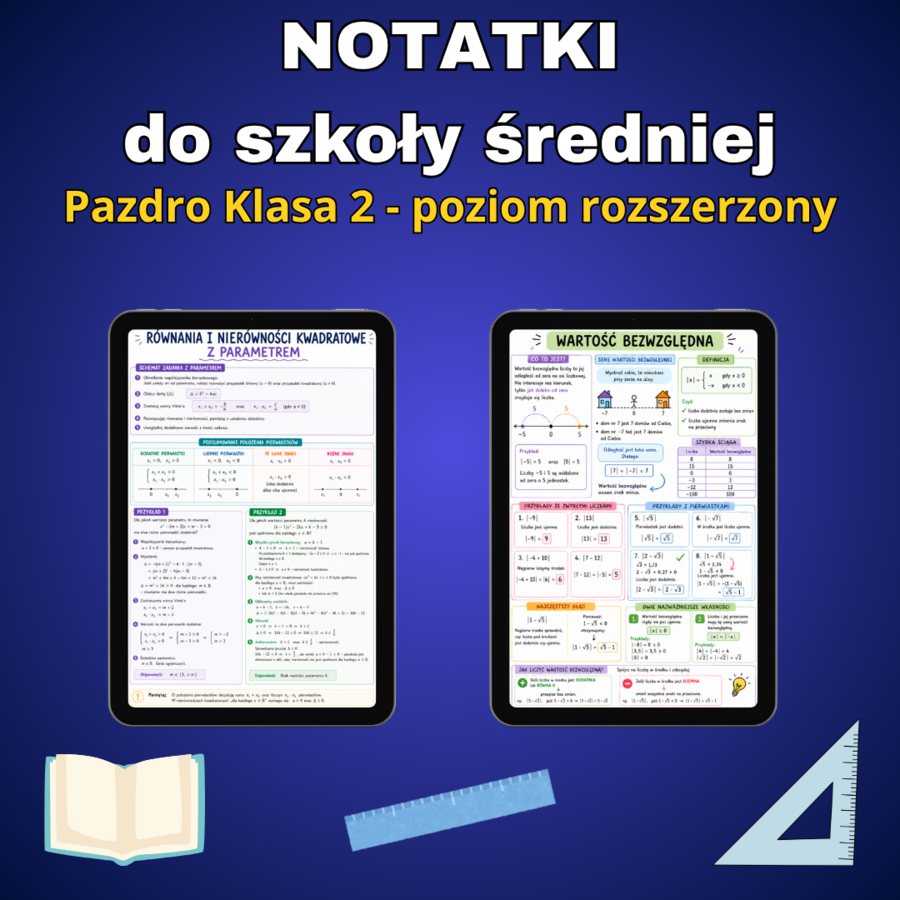 Notatki z matematyki do 1 klasy - Pazdro 2R
