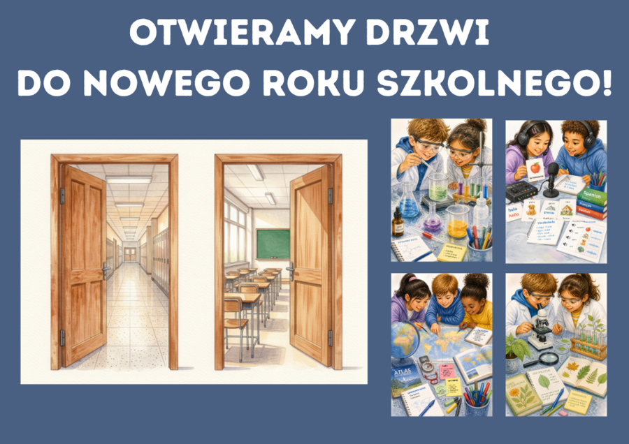 Otwieramy drzwi do nowego roku szkolnego! – gazetki szkolne