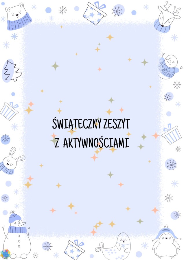 ŚWIĄTECZNY ZESZYT Z AKTYWNOŚCIAMI