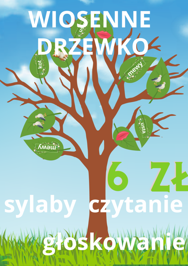 Wiosenne drzewko-zestaw