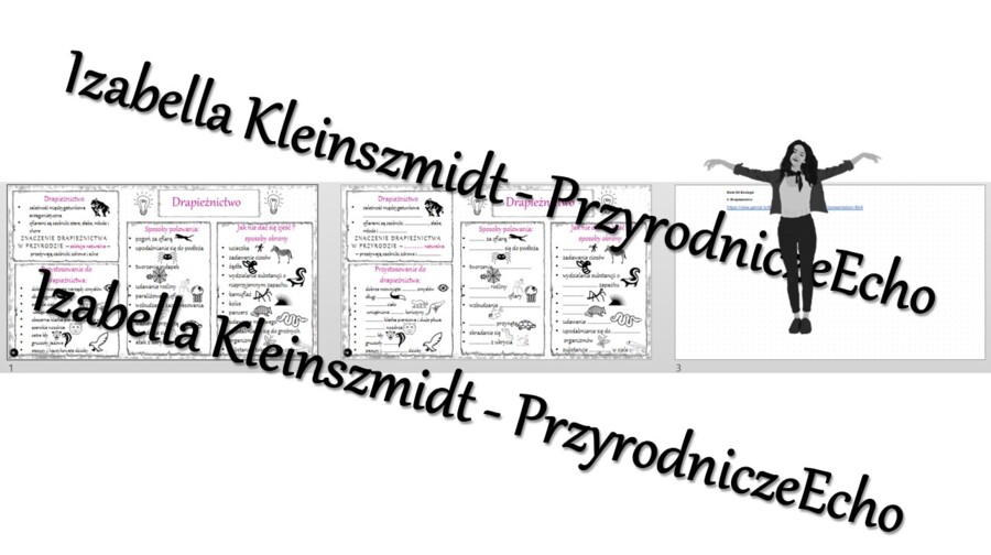 Minizestaw na temat „Drapieżnictwo” – sketchnotka + karta pracy w power point + gratisowy link do prezentacji multimedialnej niekomercyjnej wykonanej w genial.ly do indywidualnego pobrania i użycia do celów niekomercyjnych. Biologia 8; „Ekologia”