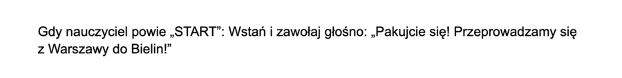 Gra łańcuszek "Tajemnica domu w Bielinach".