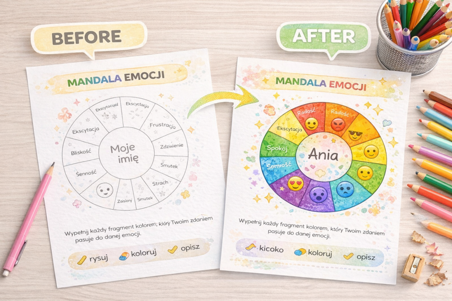 Plakat „Energia kolorów”