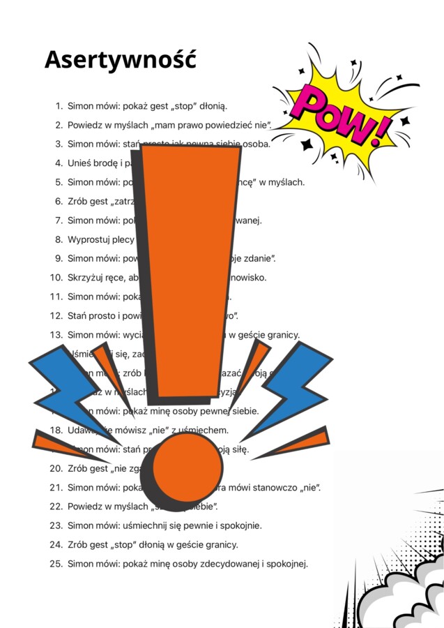 Simon mówi - emocje - 15 bloków tematycznych