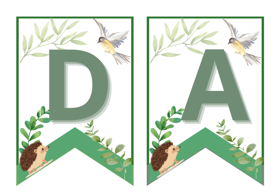 Girlanda- PRZYRODA- A4-PDF