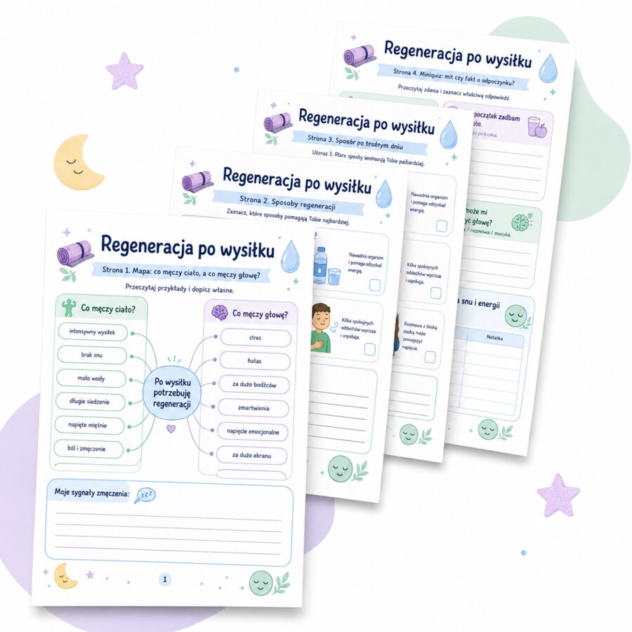 Regeneracja po wysiłku. Edukacja zdrowotna