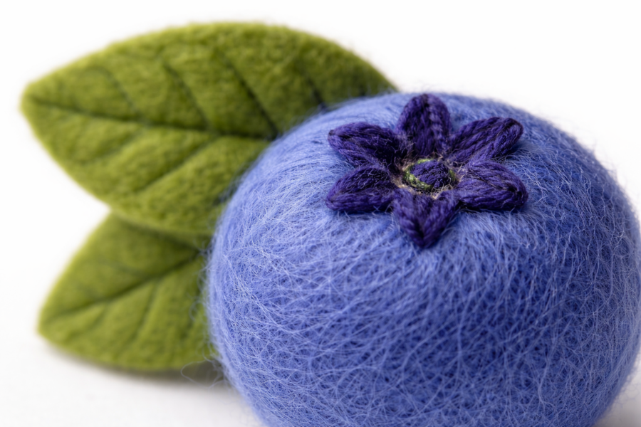 Jagody z filcu [Instrukcja]