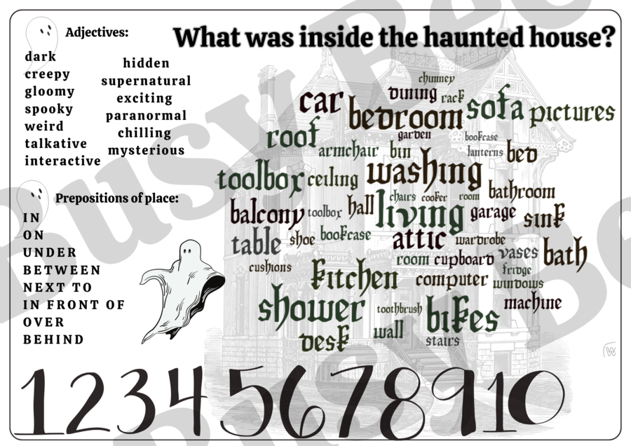 Speaking: What is/was inside your haunted house?