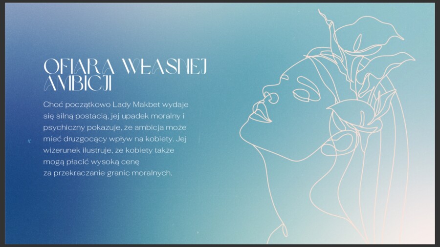 Wizerunek kobiet w literaturze. Omów zagadnienie na podstawie ,,Makbeta" Szekspira.