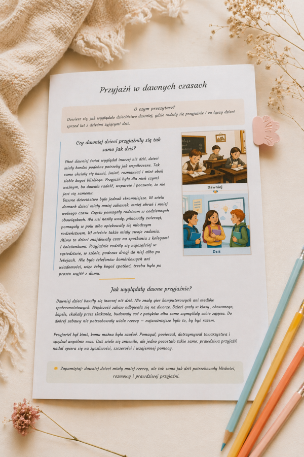 Przyjaźń w dawnych czasach