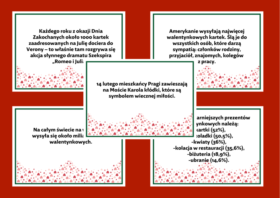 WALENTYNKI – gazetka – biblioteka – świetlica – 15 stron – wersja 3