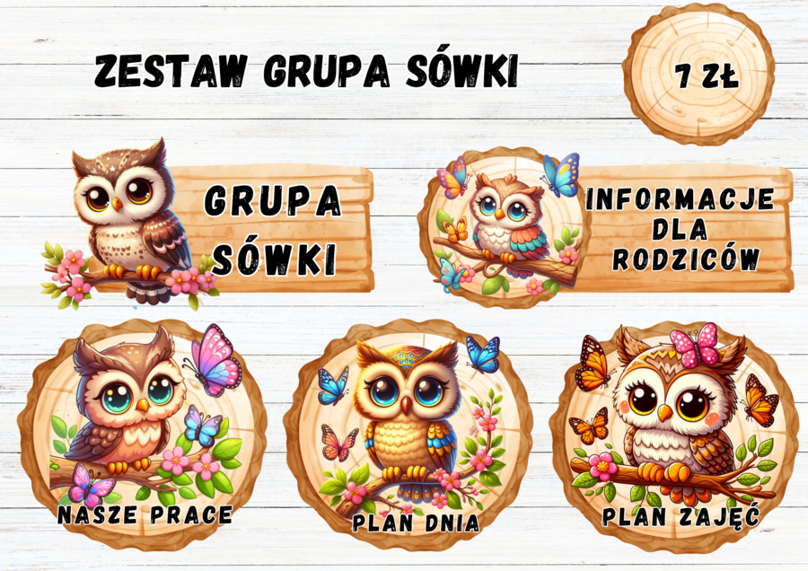 ZESTAW GRUPOWY GRUPA SOWY SÓWKI
