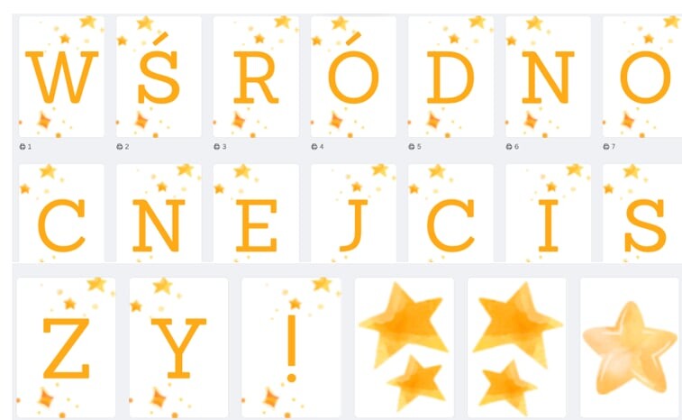 WŚRÓD NOCNEJ CISZY! - NAPIS na jasełka