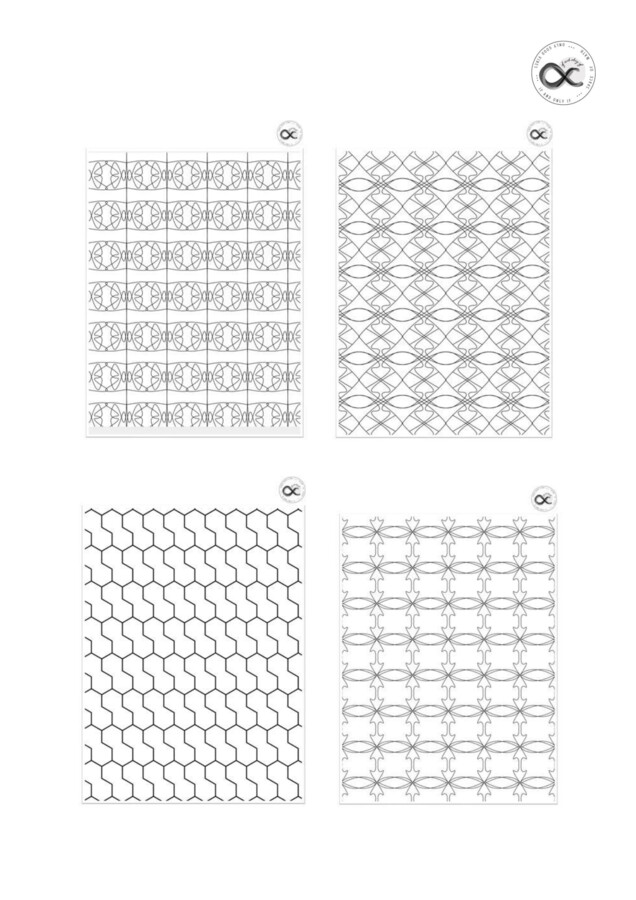 Parkietaże - kolorowanki matematyczne. Tessellation
