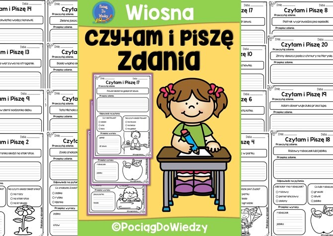 Czytam i Piszę Zdania - Wiosna