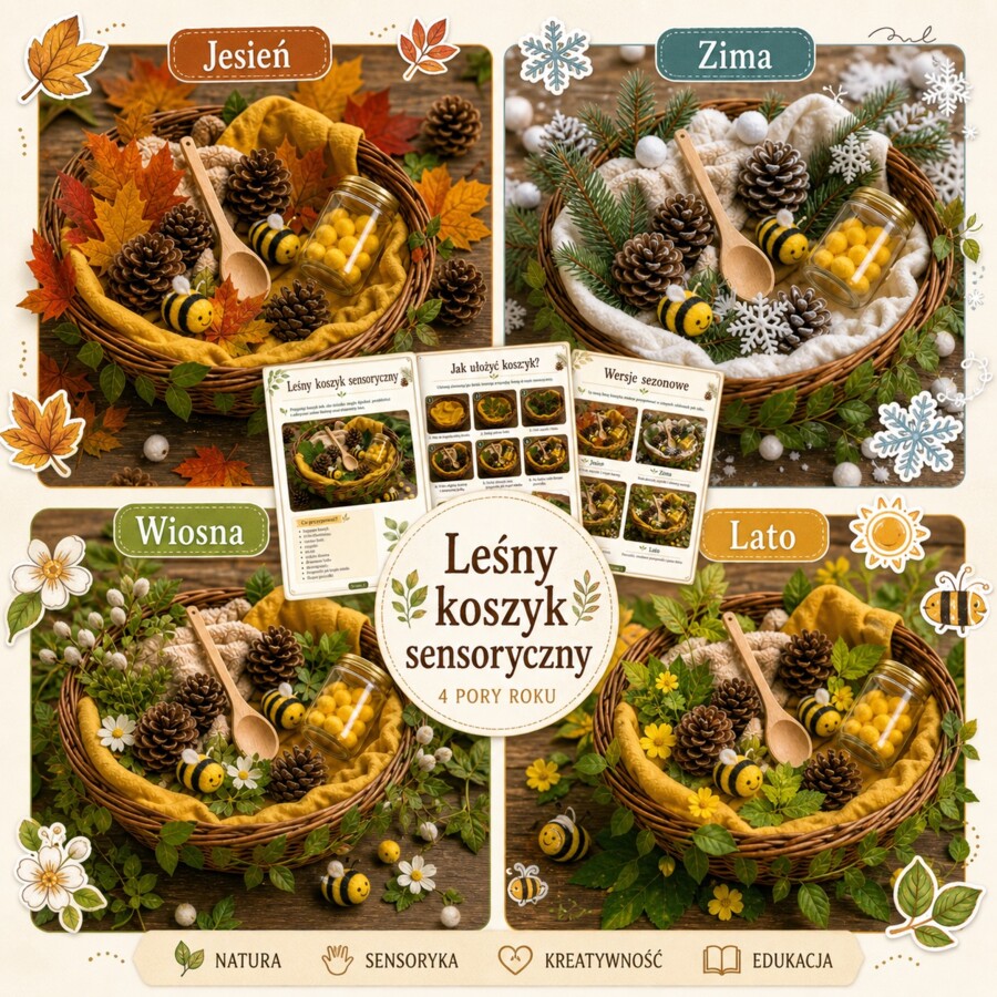 Leśny koszyk sensoryczny