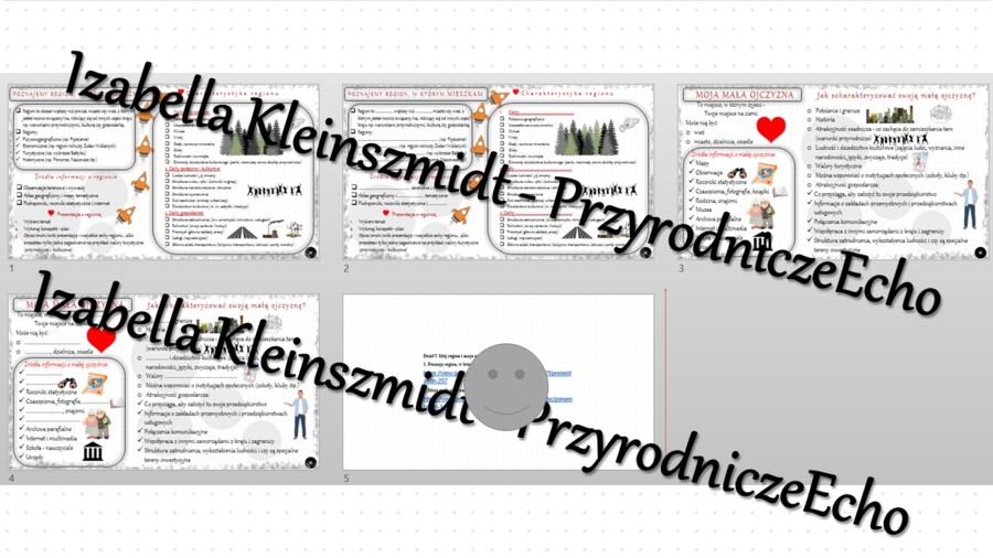 Zestaw sketchnotek i kart pracy + gratisowe linki do prezentacji multimedialnych niekomercyjnych wykonanych w genial.ly do indywidualnego pobrania i użycia do celów niekomercyjnych. Geografia 7, „Mój region i moja mała ojczyzna”
