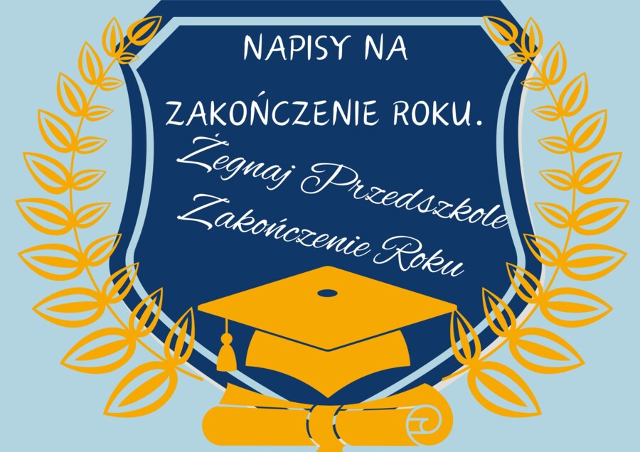 NAPISY NA ZAKOŃCZENIE ROKU.