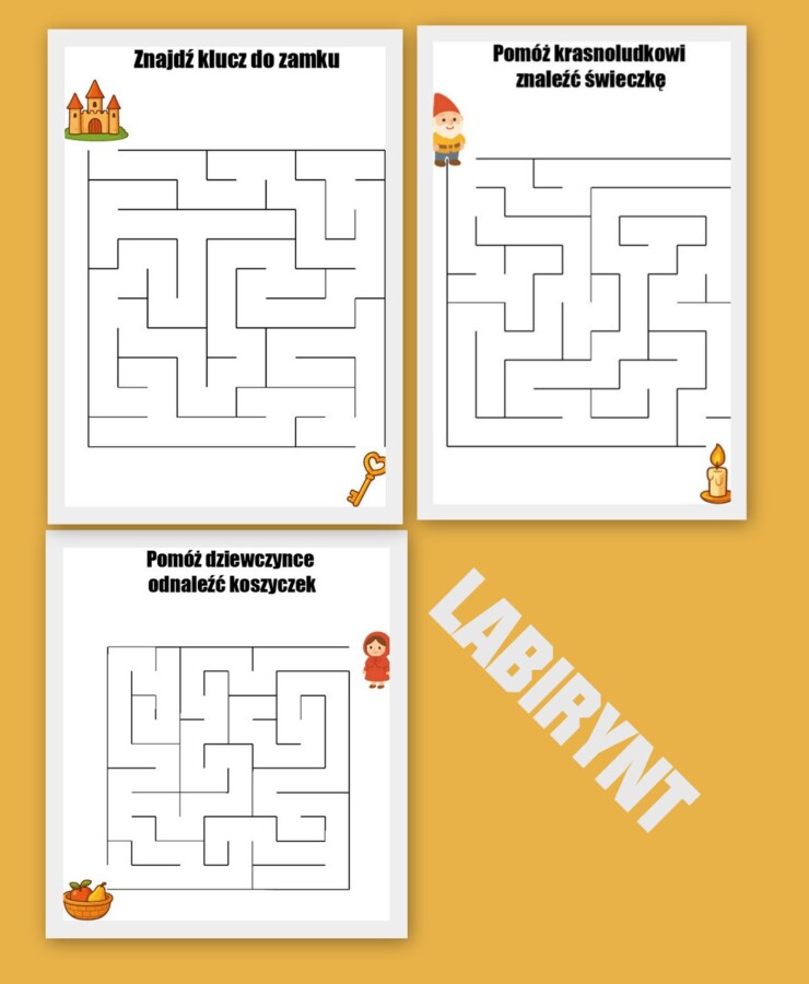 Dzień bajek 22 karty pracy i 10 masek (pdf i jpg)